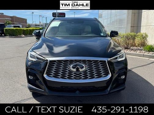 Black Obsidian 2025 INFINITI QX55 LUXE