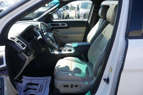 White Platinum Metallic Tri-Coat 2015 Ford Explorer Limited