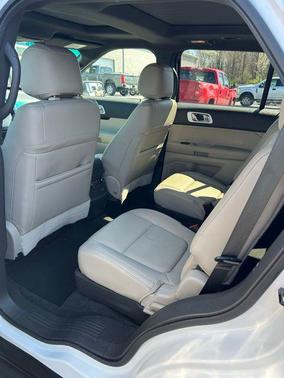 White Platinum Metallic Tri-Coat 2015 Ford Explorer Limited