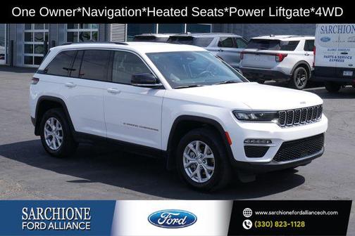 Bright White Clearcoat 2023 Jeep Grand Cherokee Limited