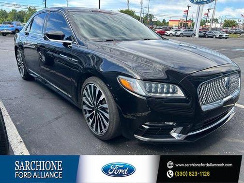 Diamond Black 2017 Lincoln Continental Black Label
