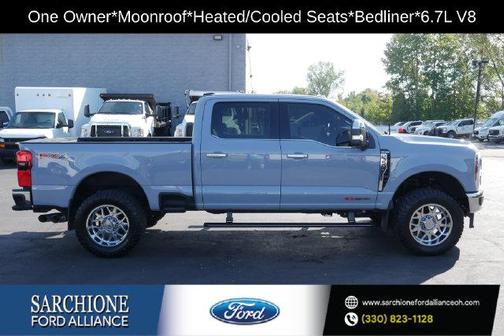 Glacier Gray Metallic TriCoat 2024 Ford F-350 King Ranch