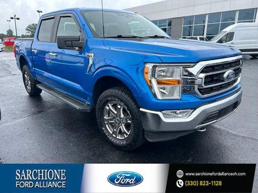 Blue 2021 Ford F-150 XLT