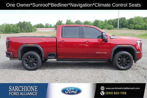 Volcanic Red Tintcoat 2025 GMC Sierra 2500 AT4
