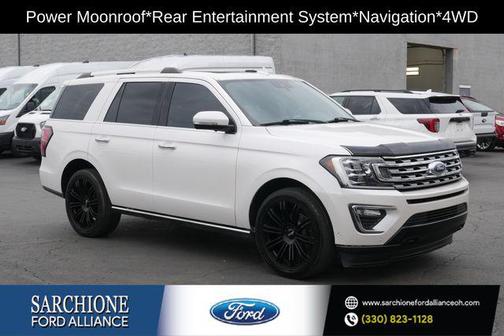 White Platinum Metallic Tri-Coat 2018 Ford Expedition Limited