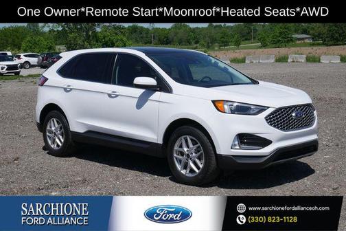Oxford White 2023 Ford Edge SEL