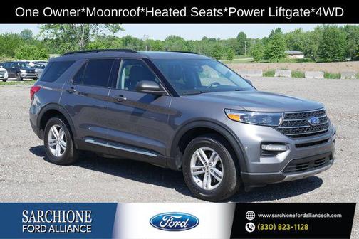 Carbonized Gray Metallic 2022 Ford Explorer XLT