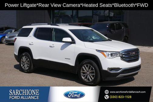 Summit White 2019 GMC Acadia SLE-2