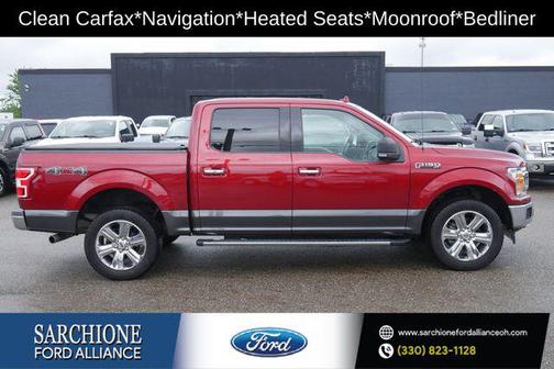 Red 2018 Ford F-150 XLT