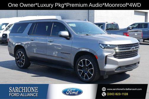 Satin Steel Metallic 2021 Chevrolet Suburban RST