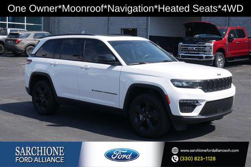 Bright White Clearcoat 2023 Jeep Grand Cherokee Limited
