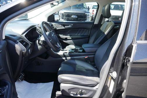 White Platinum Metallic Tri-Coat 2015 Ford Edge Sport