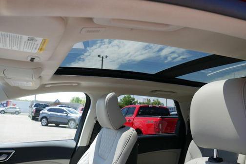 Rapid Red Metallic Tinted Clearcoat 2024 Ford Edge Titanium
