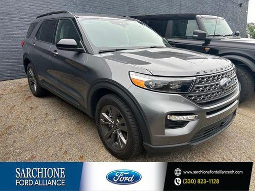 Gray Metallic 2024 Ford Explorer XLT