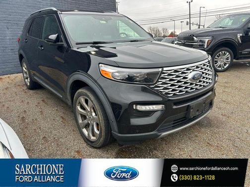Agate Black Metallic 2020 Ford Explorer Platinum