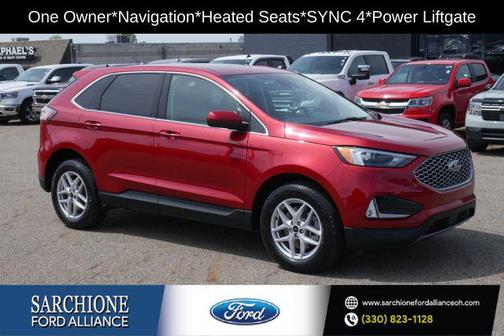 Red Metallic 2024 Ford Edge SEL