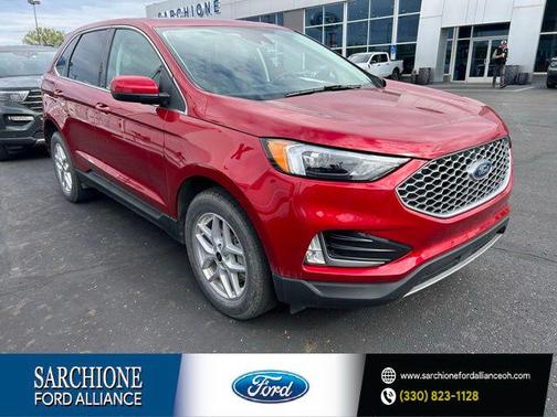 Red Metallic 2024 Ford Edge SEL