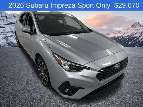 Ice Silver Metallic 2026 Subaru Impreza Sport
