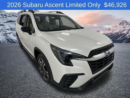 Crystal White Pearl 2026 Subaru Ascent Limited 7-Passenger
