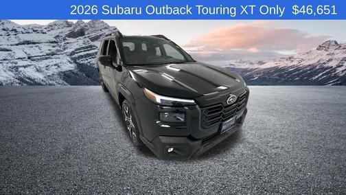 Crystal Black Silica 2026 Subaru Outback Touring XT