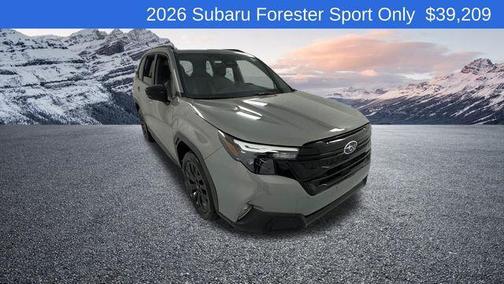 Gray 2026 Subaru Forester Sport