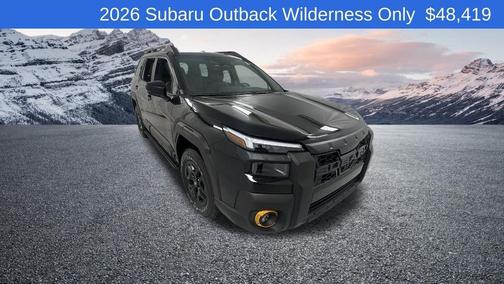 Crystal Black Silica 2026 Subaru Outback Wilderness