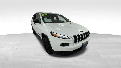 Bright White Clearcoat 2014 Jeep Cherokee Sport