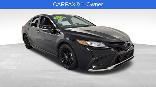 Midnight Black Metallic 2024 Toyota Camry XSE