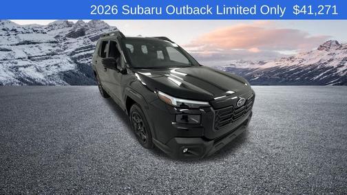 Crystal Black Silica 2026 Subaru Outback Limited