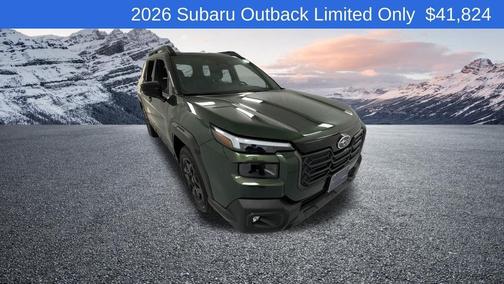 Deep Emerald Green Pearl 2026 Subaru Outback Limited