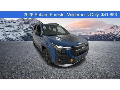 Geyser Blue 2026 Subaru Forester Wilderness