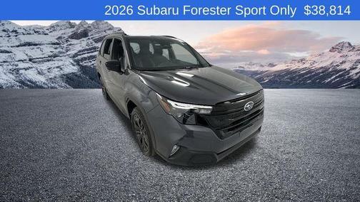 Gray 2026 Subaru Forester Sport