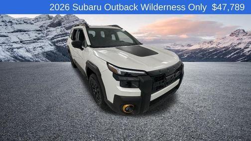 Crystal White Pearl 2026 Subaru Outback Wilderness