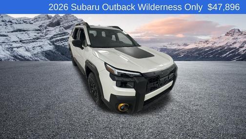 Crystal White Pearl 2026 Subaru Outback Wilderness
