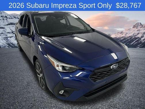 Sapphire Blue Pearl 2026 Subaru Impreza Sport
