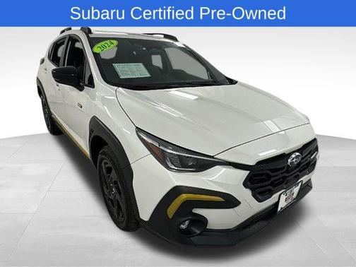 Crystal White Pearl 2024 Subaru Crosstrek Sport