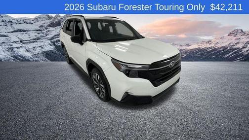 Crystal White Pearl 2026 Subaru Forester Touring