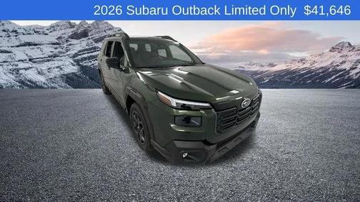 Deep Emerald Green Pearl 2026 Subaru Outback Limited