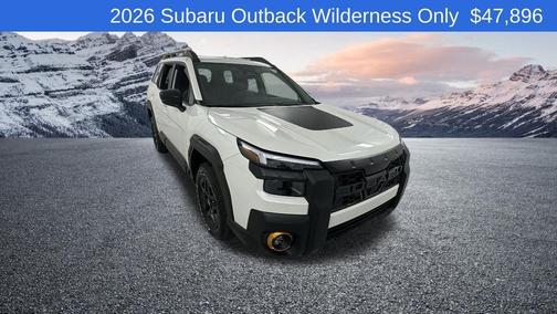 Crystal White Pearl 2026 Subaru Outback Wilderness