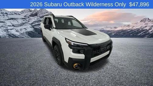 Crystal White Pearl 2026 Subaru Outback Wilderness