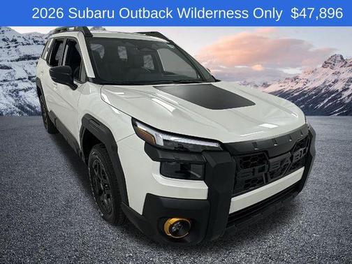 Crystal White Pearl 2026 Subaru Outback Wilderness