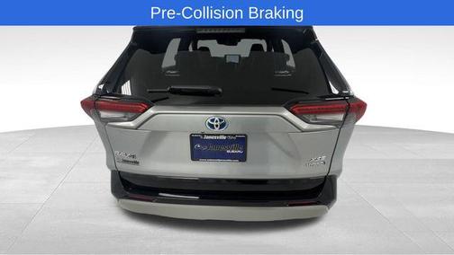 Silver Sky Metallic/Midnight Black Metallic 2024 Toyota RAV4 Hybrid SE