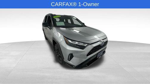 Silver Sky Metallic/Midnight Black Metallic 2024 Toyota RAV4 Hybrid SE