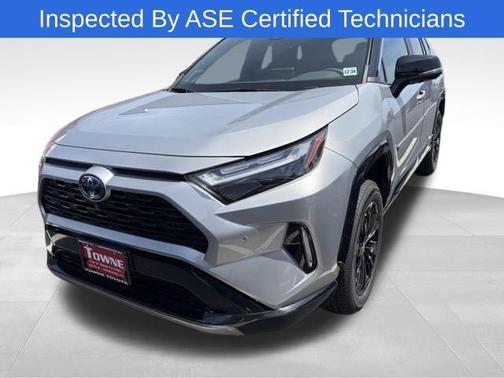 Silver Sky Metallic/Midnight Black Metallic 2024 Toyota RAV4 Hybrid SE