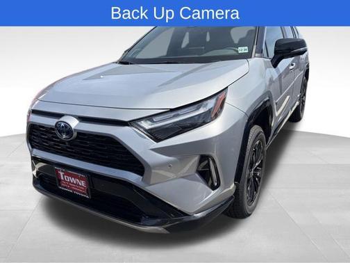 Silver Sky Metallic/Midnight Black Metallic 2024 Toyota RAV4 Hybrid SE