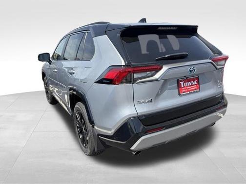 Silver Sky Metallic/Midnight Black Metallic 2024 Toyota RAV4 Hybrid SE