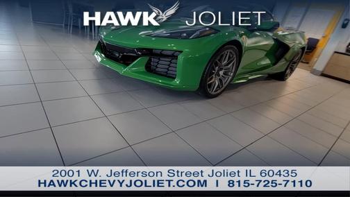 Roswell Green Metallic 2026 Chevrolet Corvette Z06