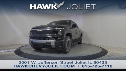Black 2025 Chevrolet Silverado EV LT