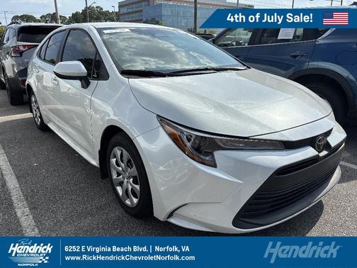 Wind Chill Pearl 2025 Toyota Corolla LE