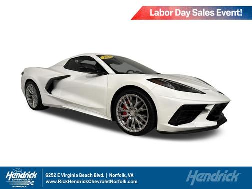 Arctic White 2022 Chevrolet Corvette Stingray w/1LT